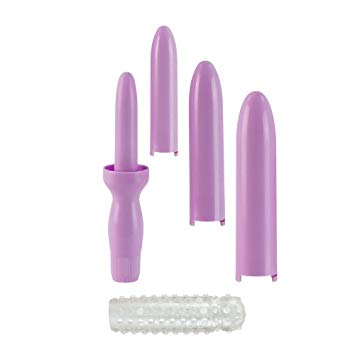 Dr. Laura Berman Intimate Basics - Dilator Set Purple Dilator with 4 Sizes & Sleeve by California Exotic Novelties