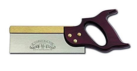 Lynx 8-Inch Dovetail Saw with Full Handle and Filed for Cross Cutting (20 TPI) – Made in Sheffield, England