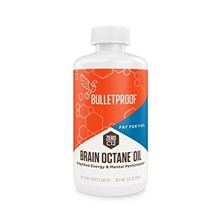 Bulletproof - Brain Octane Oil, Reliable and Quick Source of Energy (3 Ounces)