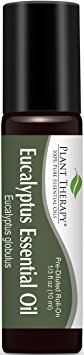 Plant Theerapy Eucalyptus (Globulus) Pre-Diluted Essential Oil Roll-On 10 ml (1/3 fl oz) 100% Pure, Therapeutic Grade