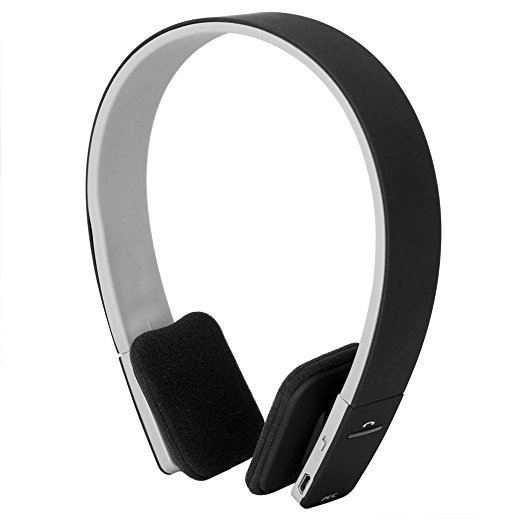 Bluetooth Headphones - AEC BQ-618 Wireless Bluetooth Sports Headphones | Stereo Earphone Microphone for iPhone iPad Samsung HTC Tablet PC (black)