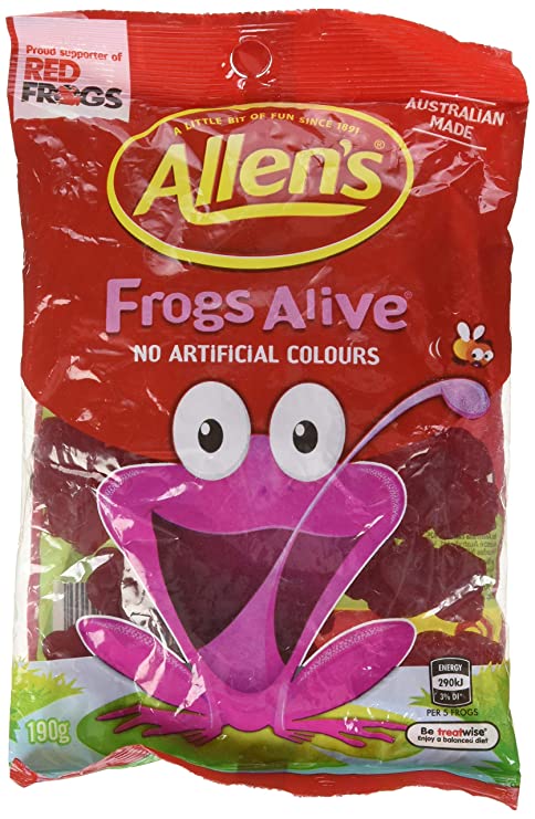 Allens Frogs Alive Jellies 190g