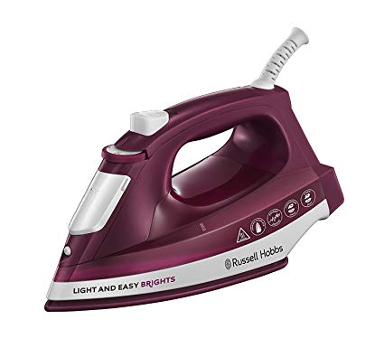 Russell Hobbs 24820 Light and Easy Brights Iron, 2400 W, Mulberry