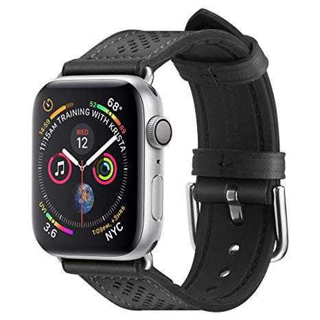 Spigen Retro Fit Designed for Apple Watch Band for 44mm/42mm Series 5/4/3/2/1 - Black