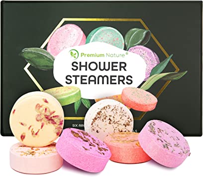 Shower Steamers Aromatherapy 6 Pack, Shower Bombs Aromatherapy Gift Set, Shower Bombs For Women, Shower Aromatherapy, Relaxing Gifts For Women, Stress Relief Gifts For Women, Self Care Gifts For Women