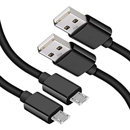 PS4 Micro USB Charging Cable,(10ft 2Pack) High Speed Micro USB Cable,Extra Long Android Phone Charger Cord for Echo Dot(2nd),Samsung Galaxy tablet,Note5/4,Galaxy S7/S6 Edge,Honor 7X/6X,LG G4,Xbox One