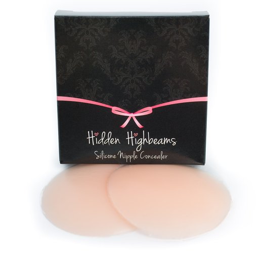 Nipple Covers by Hidden Highbeams TM Silicone, Adhesive, Reusable Pasties