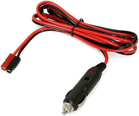 Powerwerx CGPP-72 Cigarette Lighter Plug to Powerpole Connector 6 ft. Adapter Cable