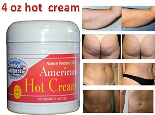 American Natural American Hot Cream 4 oz Excessive Body Fat Burner Reducer