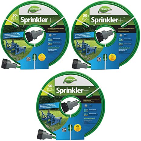 Swan Products GIDS-2496287 Element Sprinkler Soaker Hose, 50 Ft 3-Count