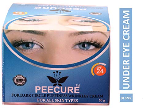 Peecure Under Eye Cream For Dark Circle Puffiness,Fine lines Wrinkles Cream & Bags for Men & Women