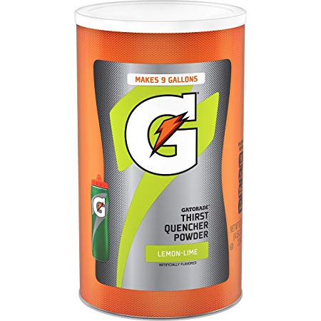 Gatorade Thirst Quencher Powder, Lemon Lime, 76.5 oz.