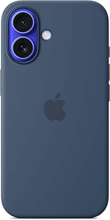 Apple iPhone 16 Silicone Case with MagSafe and Camera Control - Denim ​​​​​​​