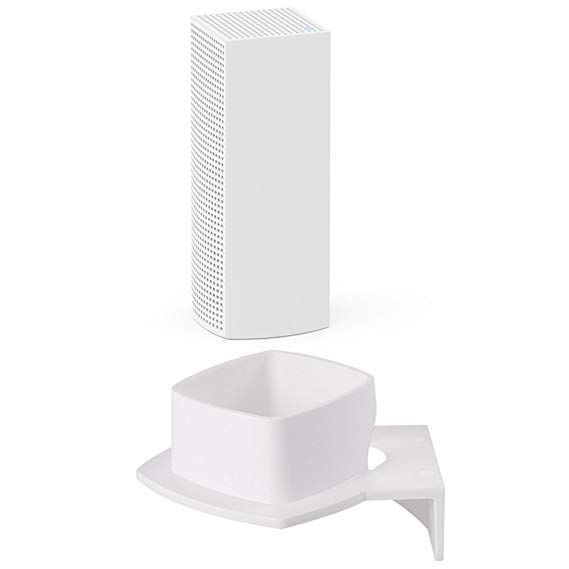 XCSOURCE Wall Mount Holder Stand Base Bracket for Linksys Velop Tri-band Whole Home WiFi Mesh System TH809