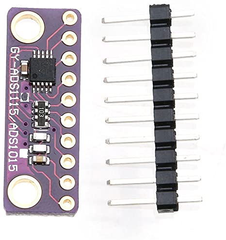 Industry Park 2Pcs ADS1115 Module 4 Channel 16-bit I2C ADC Module with Pro Gain Amplifier for Arduino