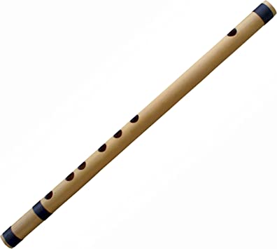 Bamboo Flute for Professionals in F, 14 Inches Long with Case Indian Bansuri Flute Instrument