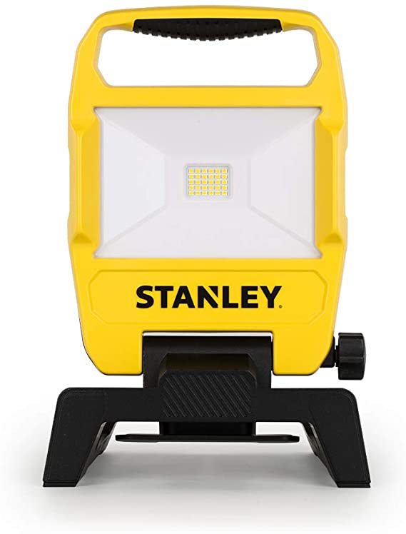 Stanley 2500-Lumen LED Work Light with Stand Provides Ample Lighting with its Long-lasting Integrated LED 4000K 28W Outdoor Lighting