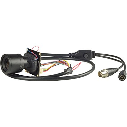 SONY138 CMOS 1200TVL OSD Manual With IR-CUT CCTV Security 2.8-12mm Varifocal Lens Mini Spy Board Camera Pinhole camera Hidden With Bonus Power Supply
