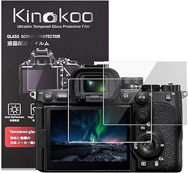 kinokoo A7R V Screen Protector - 0.25mm 9H Hardness Tempered Glass Film Compatible for Sony A7R5/A7R V/Alpha 7R V/A7RV/A7R5/A7RM5 Digital Camera Bubble-free/Anti-scratch(2 pack)