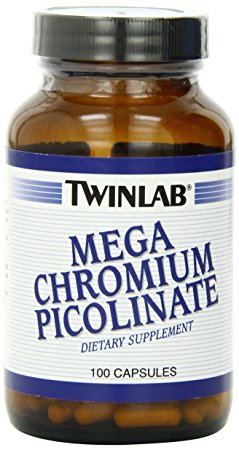Twinlab  Mega Chromium Picolinate 500mcg,(2 x 100 capsules)