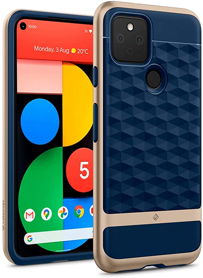 Caseology Parallax for Google Pixel 5 Case (2020) - Navy Blue