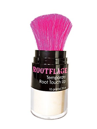Highlight Powder - Temporary Instant Golden Shimmer Highlighter for Hair, Face and Body and Applicator with Detail Brush Included, .31 oz (10 GODDESS)