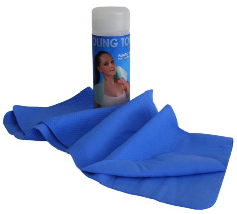 COOLING TOWEL - Stay Cool with the Advanced Hyper-Absorbent Cooling Sports Towel, Highly Effective Golf Towel, Gym and Yoga Towel - Quality Cooling Towel For All Sports Players