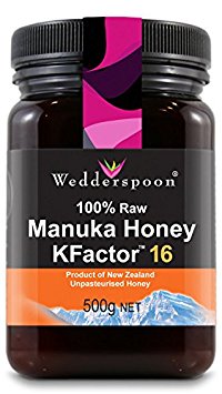 Wedderspoon 100% Raw KFactor 16 Manuka Honey 500g