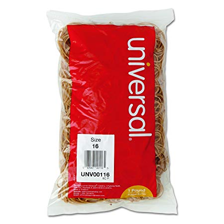 Universal Rubber Bands, Size 16, 1lb Pack