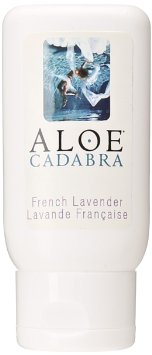 Aloe Cadabra, 95% Organic Aloe, Personal Lubricant, French Lavender, 2.5 Ounce