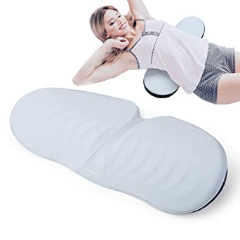 RESTCLOUD Lumbar Pillow for Sleeping Soft Memory Foam Lower Back Support Naturally for Pain Relief, Bed Rest Pillow for Side, Back and Stomach Sleepers Overnight Version