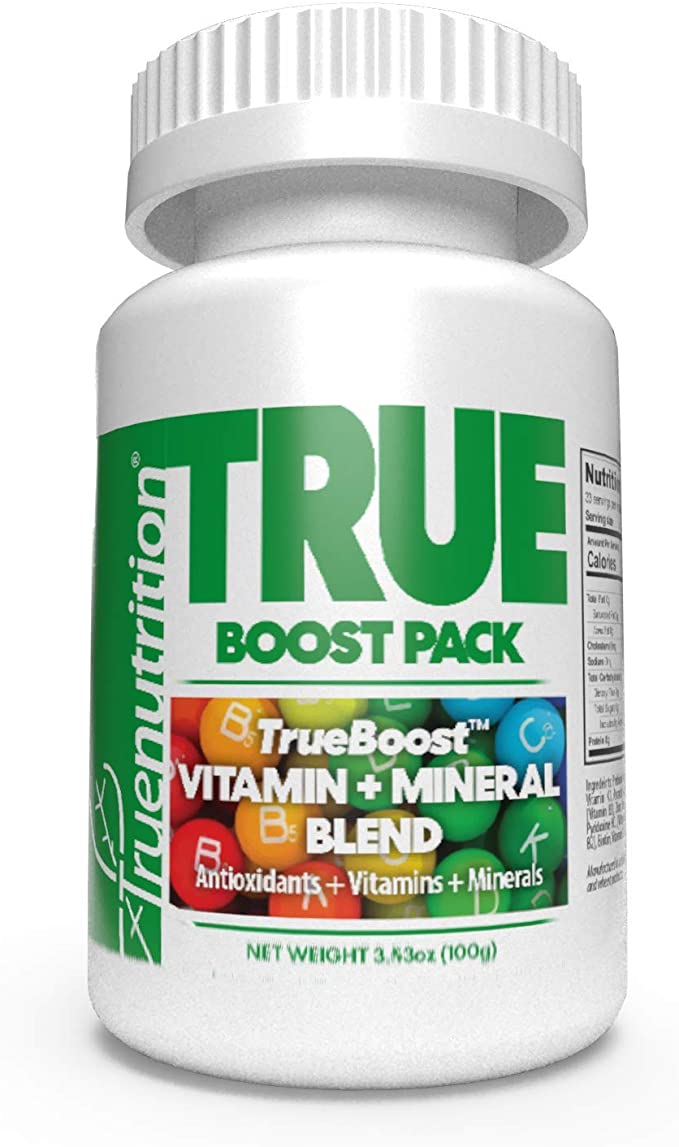 True Nutrition TrueBoost Vitamin   Mineral Blend - Provides an Additional Boost of Antioxidants, Vitamins, and Essential Minerals to Your Protein Shakes - 33 Servings
