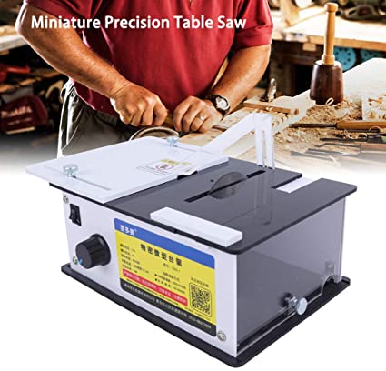Bench Saw TBVECHI T555-1 Double Ball Motor Mini Electric Table Saw Tablesaw 8000RPM Miniature Precision Table Bench Saw