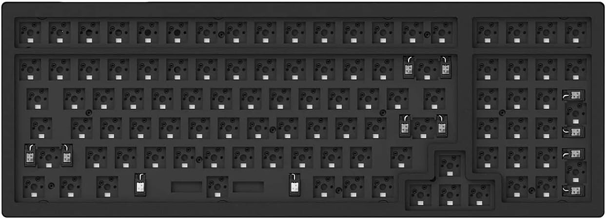 Keychron K4 Pro QMK/VIA Custom Mechanical Keyboard, Programmable Macro Wireless Bluetooth 5.1/Wired USB Keyboard with Hot-Swappable RGB Backlit Compatible Mac Windows Linux - Barebone Version