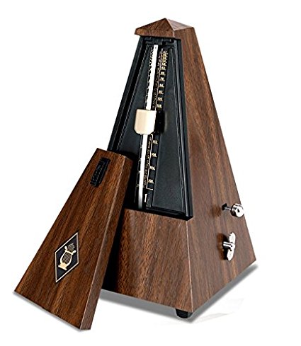 Landtom® Mechanical Metronome Audible Click & Bell Ring Pyramid Style for Guitar/Bass/Piano/Violin