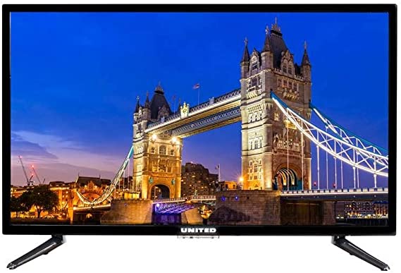 UNITED TV 32 inch 81 cm LED32DH58 television (Full Matrix LED Light, HD, Triple Tuner, Freeview HD,Freesat HD, CI , HDMI, USB, Q.Box Sound System)