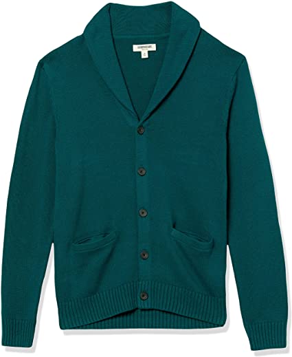 Amazon Brand - Goodthreads Men's Soft Cotton Shawl Cardigan Sweater