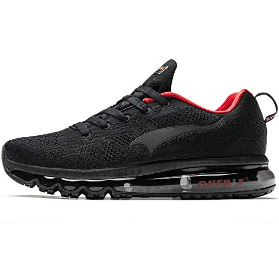 ONEMIX Mens Air Cushion Walking Running Shoes, Casual Sneakers for Men