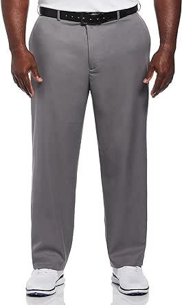 PGA TOUR Men's Flat Front Golf Pant with Expandable Waistband (Waist Size 30-44 Big & Tall)