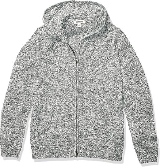 Amazon Brand - Goodthreads Men's Supersoft Marled Fullzip Hoodie Sweater