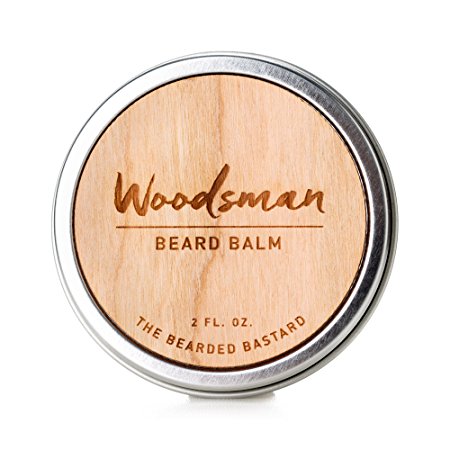 Woodsman Beard Balm by The Bearded Bastard — Natural Beard Balm (2 oz)