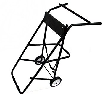 TMS T-OMC-130 Outboard Boat Motor Stand Carrier Cart Dolly, 130-Pound