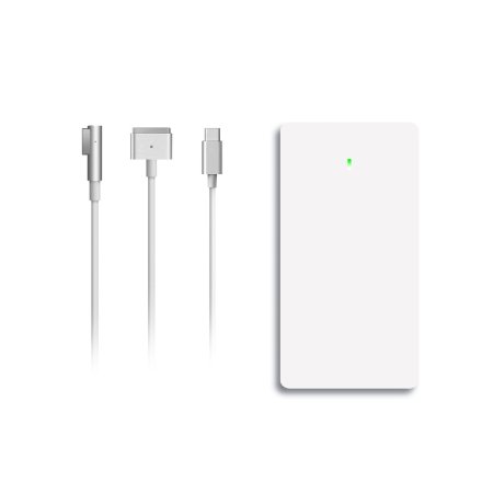 Abyone Slim 85W Power Adapter Charger with USB for Apple MacBook Pro MacBook Air Magsafe 2 or Magsafe 85W 60W 45W Power Ac Adapter, USB Port Charge for Apple or Android Smartphones