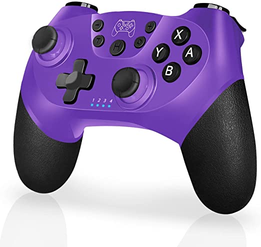 JORREP for Nintendo Switch Controller for Switch/Switch Lite, Switch Wireless Controller, Switch Gamepad, Wireless Games Pro Controller - Purple