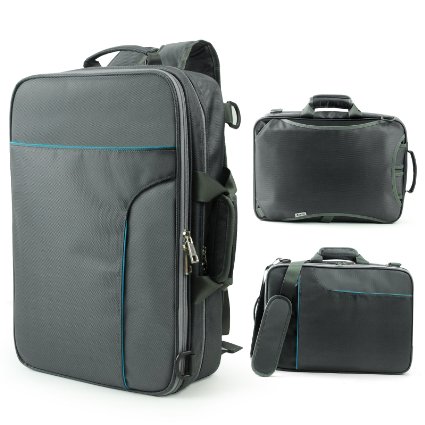 Becko 3 In 1 Padded Laptop Backpack / Single-shoulder Carrying Messenger Bag / Multi-functional Business Travel Macbook Briefcase - Fits Computer From 11 to 15 Inch (Made a Great Gift!)