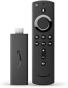 Fire TV Stick, Reacondicionado Certificado | Con mando por voz Alexa (incluye controles del TV), sonido Dolby Atmos, modelo de 2020