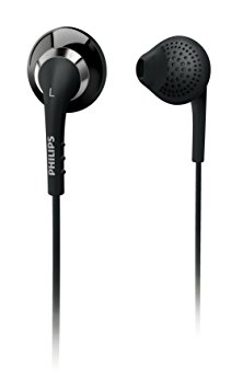 Philips In-Ear Headphones Cushioned Comfort SHE4500/28 (Black) (Discontinued by Manufacturer)