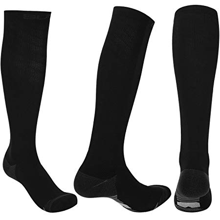 Sumee Graduated Compression Socks for Men Women (20-30 mmHg) Best Athletic Fit for Nurses, Travel, Running, Maternity Pregnancy, Varicose Veins, Medical, Blood Circulation, Leg Recovery