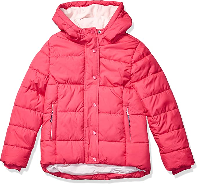 Amazon Essentials Girls and Toddlers' Heavy-Weight Hooded Puffer Jackets