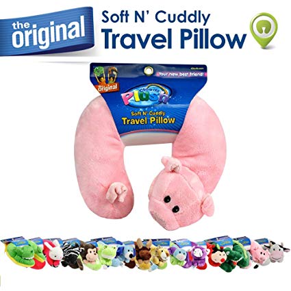 Cloudz Plush Animal Neck Pillows - Pig